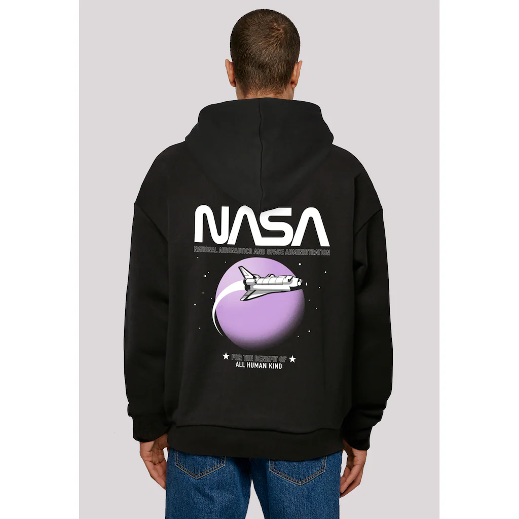 F4NT4STIC Kapuzenpullover »NASA Shuttle Orbit Space« Print