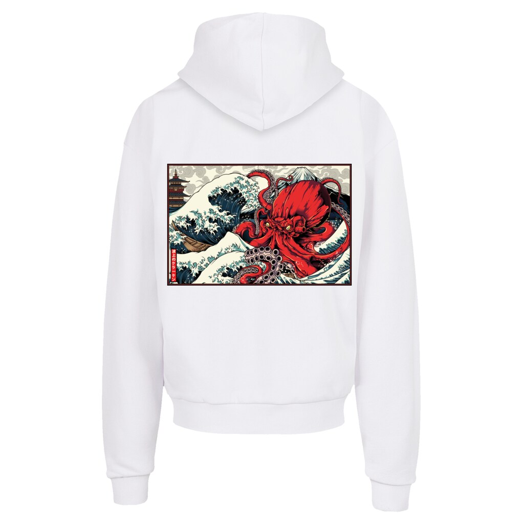 F4NT4STIC Kapuzenpullover »Octopus Japan« Print