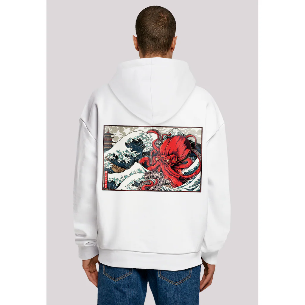 F4NT4STIC Kapuzenpullover »Octopus Japan« Print
