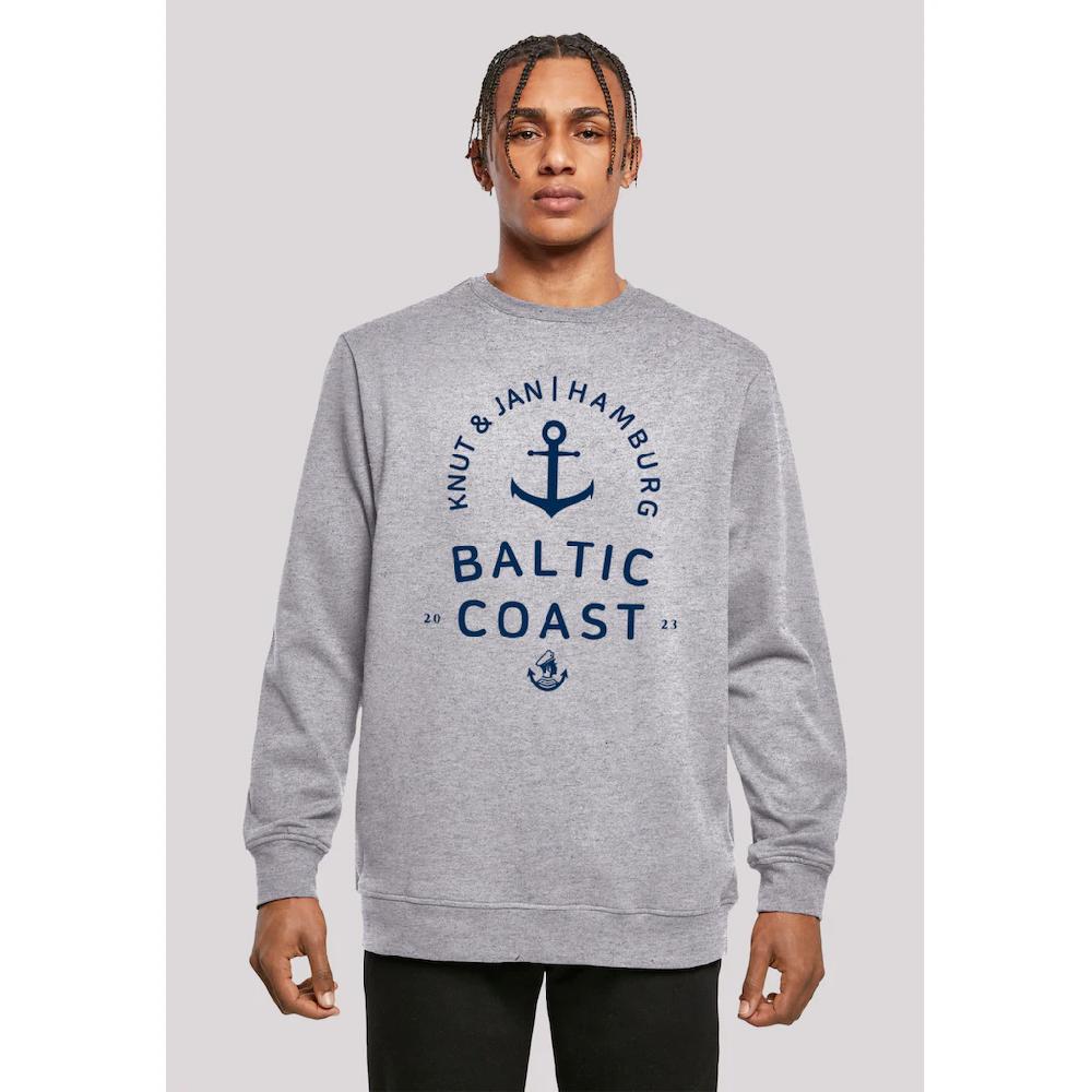 F4NT4STIC Kapuzenpullover »Ostsee Logo Knut & Jan Hamburg« Print