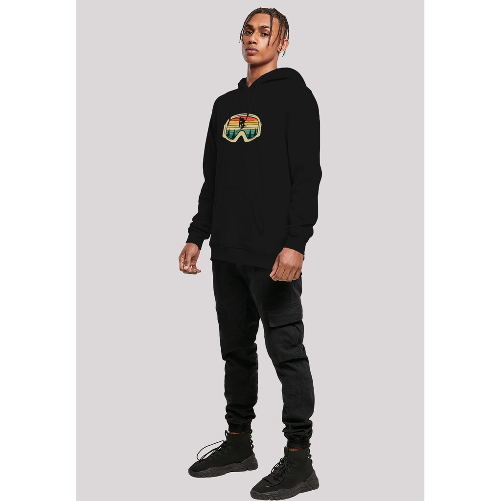 F4NT4STIC Kapuzenpullover »Retro Skibrille Wintersport« Premium Qualität