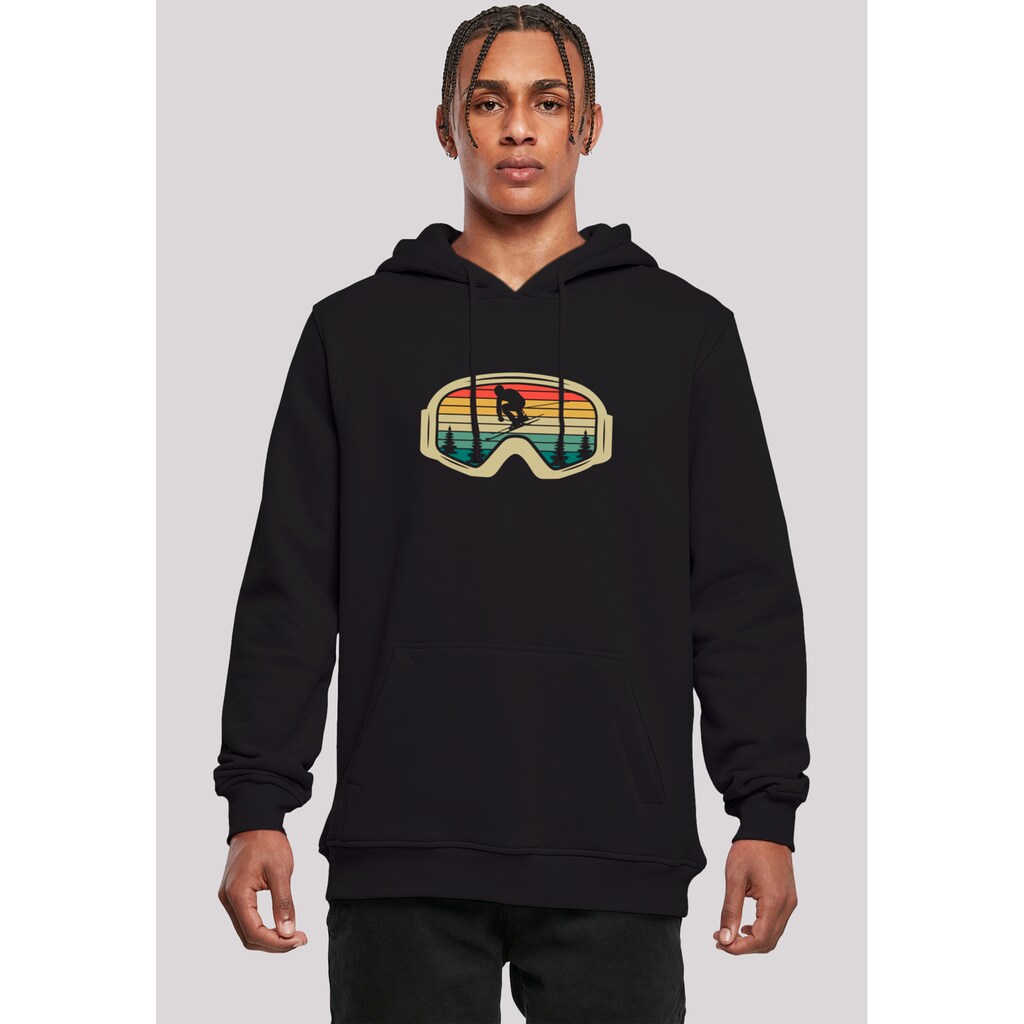 F4NT4STIC Kapuzenpullover »Retro Skibrille Wintersport« Premium Qualität