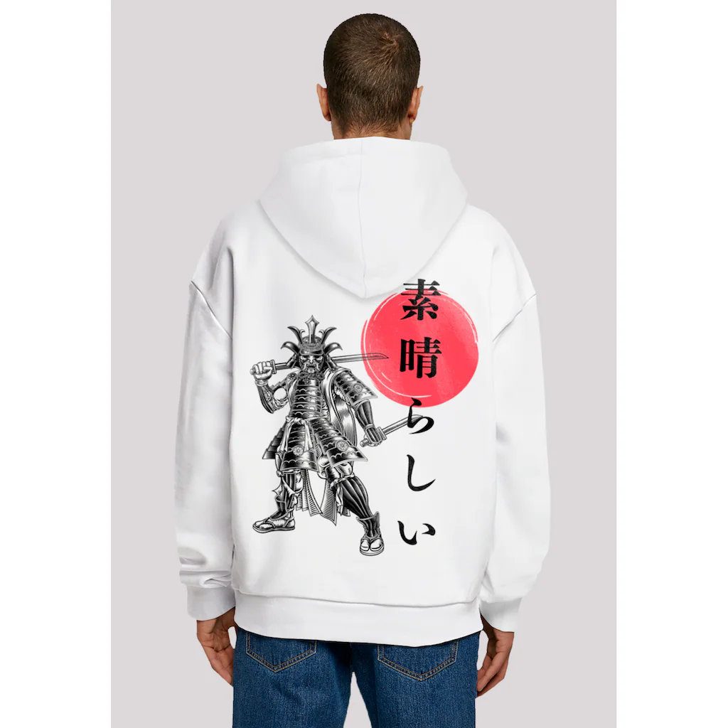 F4NT4STIC Kapuzenpullover »Samurai Japan Grafik« Print