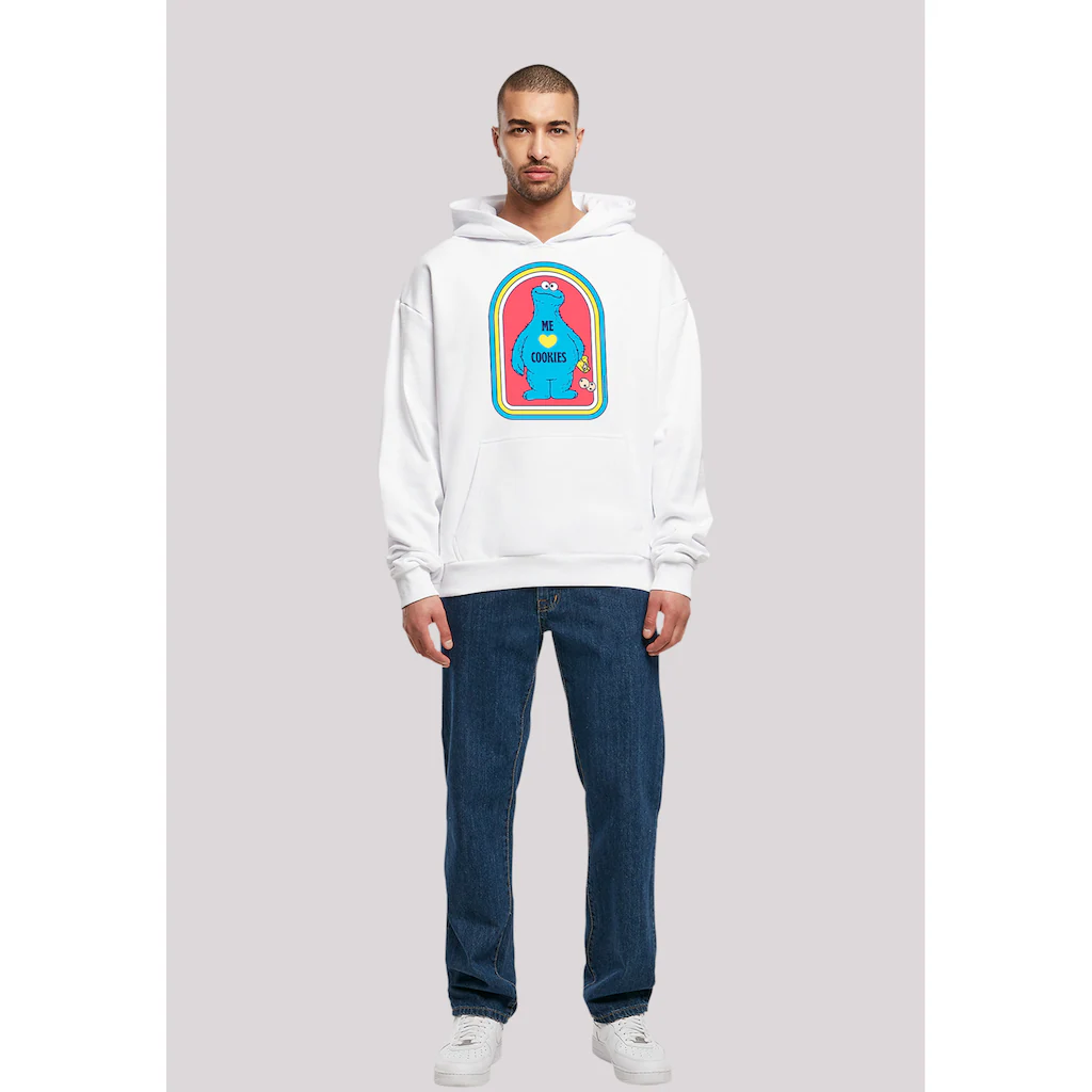 F4NT4STIC Kapuzenpullover »Sesamstraße Cookie Monster Me« Premium Qualität Weihnachts-Kollection