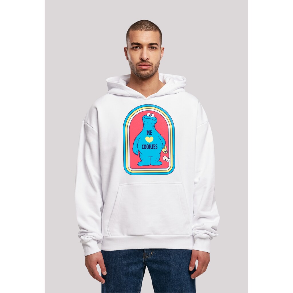 F4NT4STIC Kapuzenpullover »Sesamstraße Cookie Monster Me« Premium Qualität Weihnachts-Kollection