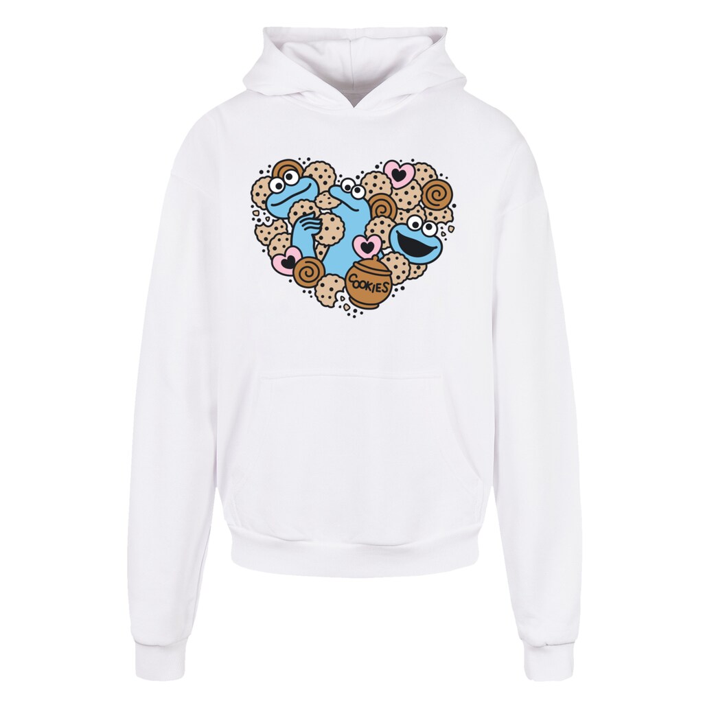 F4NT4STIC Kapuzenpullover »Sesamstraße Cookies From The Heart« Premium Qualität
