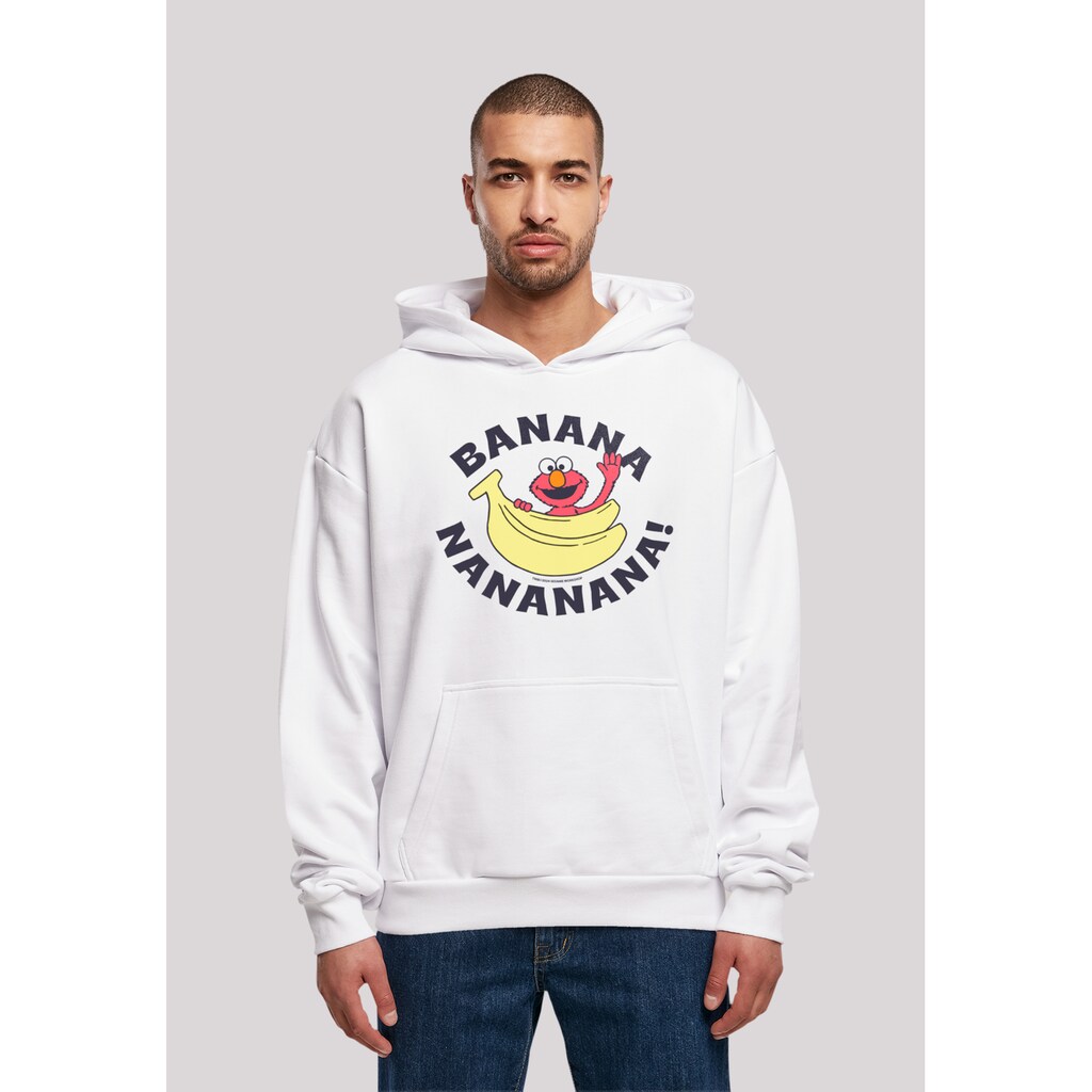 F4NT4STIC Kapuzenpullover »Sesamstraße Elmo Banana« Premium Qualität