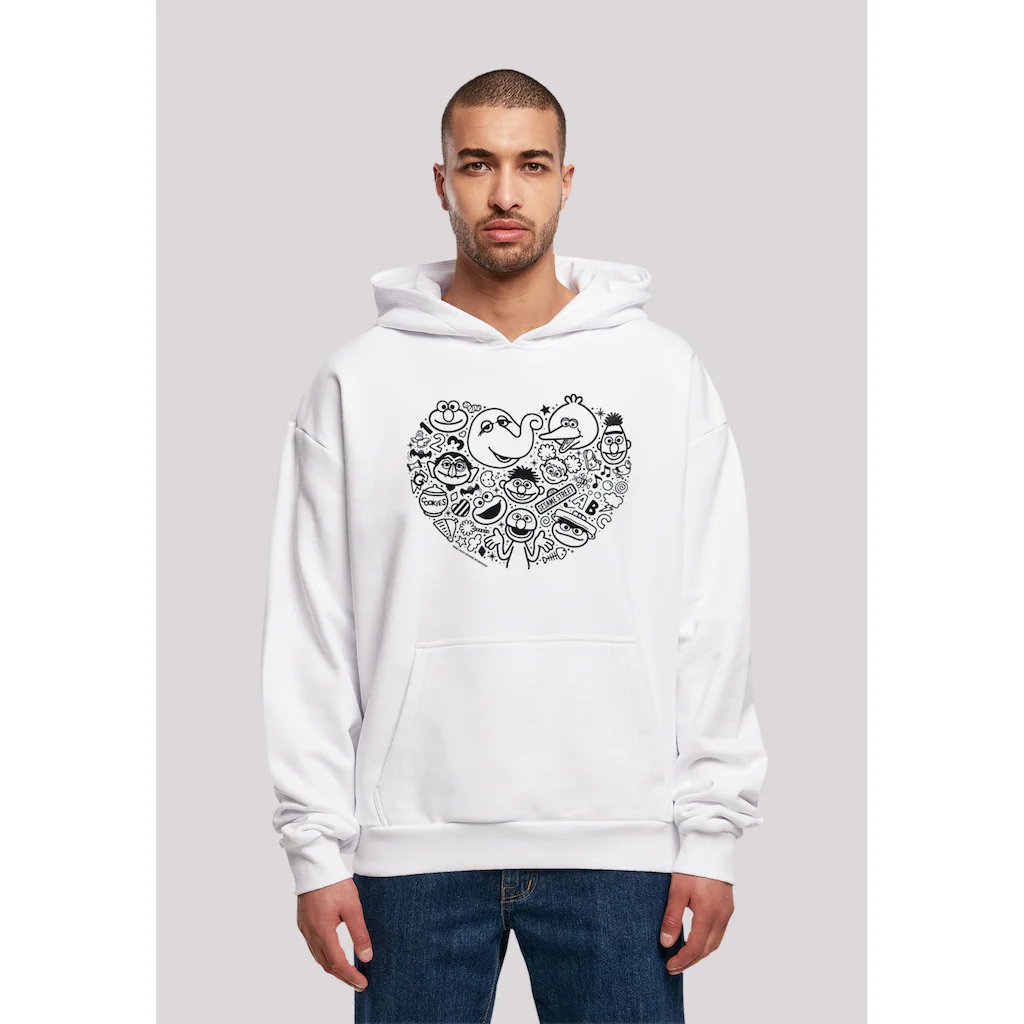 F4NT4STIC Kapuzenpullover »Sesamstraße Family« Premium Qualität