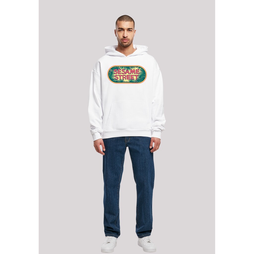 F4NT4STIC Kapuzenpullover »Sesamstraße Jungle Logo« Premium Qualität Weihnachts-Kollection