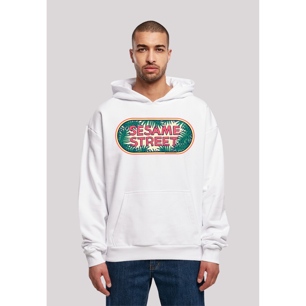 F4NT4STIC Kapuzenpullover »Sesamstraße Jungle Logo« Premium Qualität Weihnachts-Kollection