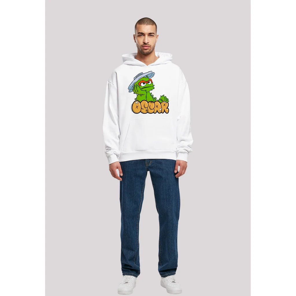 F4NT4STIC Kapuzenpullover »Sesamstraße Oscar Annoyed« Premium Qualität Weihnachts-Kollection