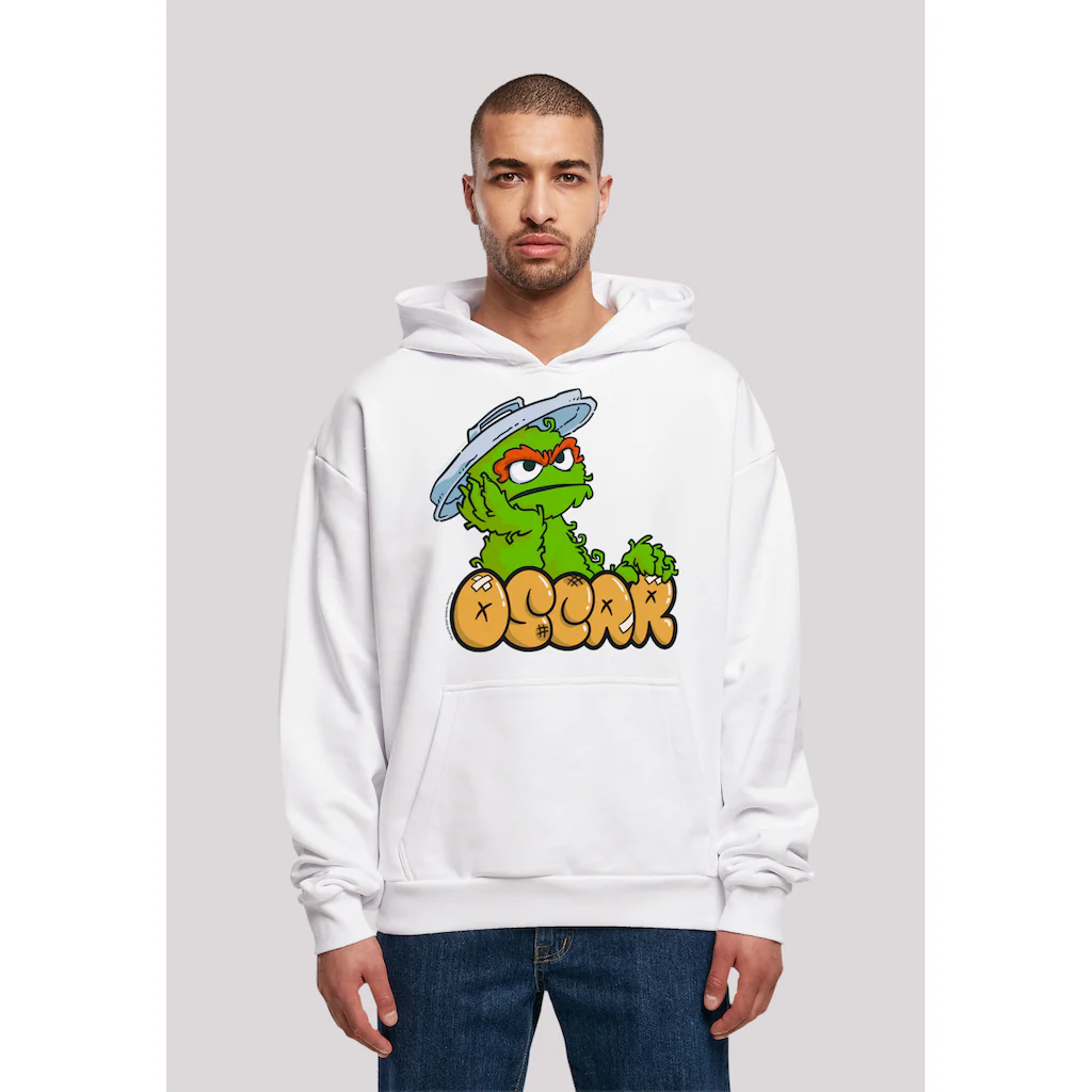 F4NT4STIC Kapuzenpullover »Sesamstraße Oscar Annoyed« Premium Qualität Weihnachts-Kollection