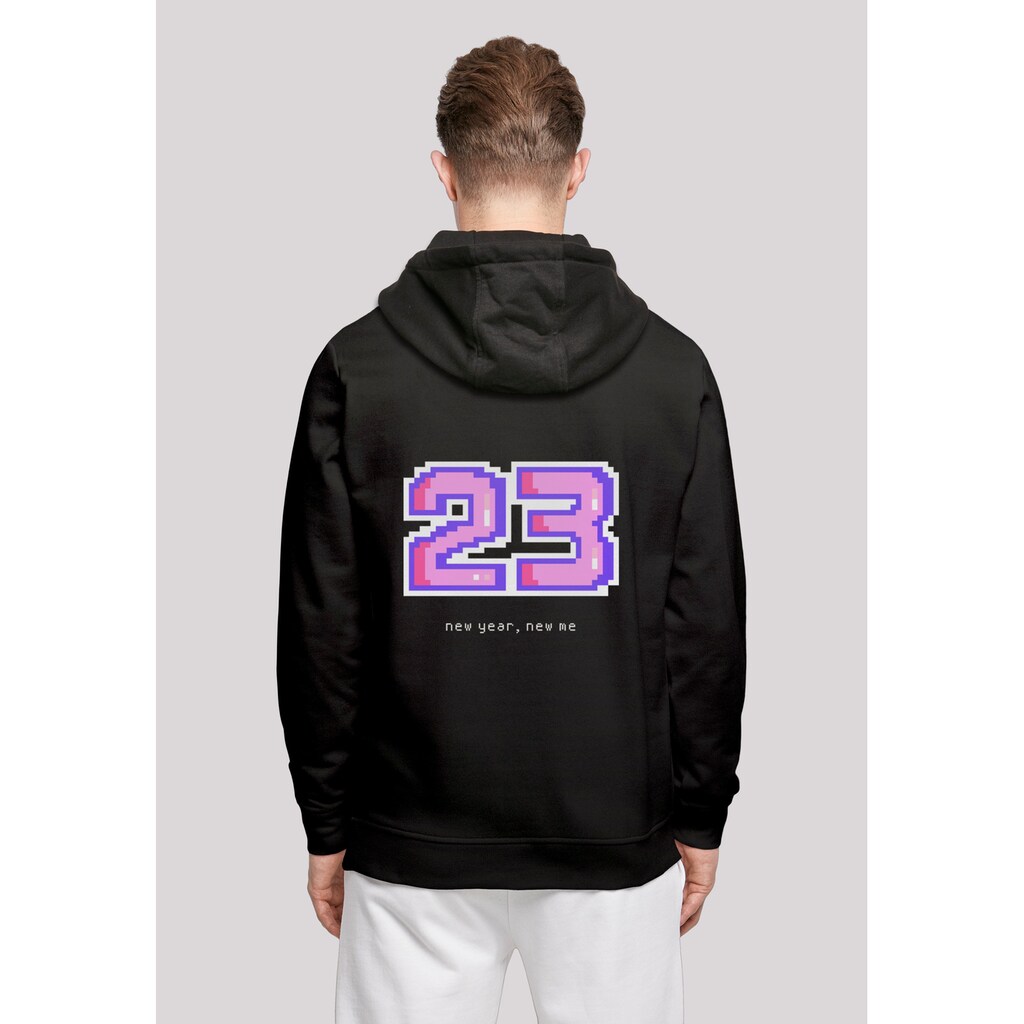 F4NT4STIC Kapuzenpullover »SIlvester Party Happy People Only« Print