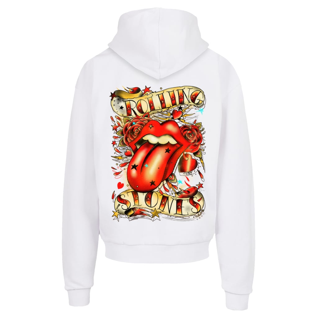 F4NT4STIC Kapuzenpullover »The Rolling Stones Tongue And Stars« Musik Band Logo