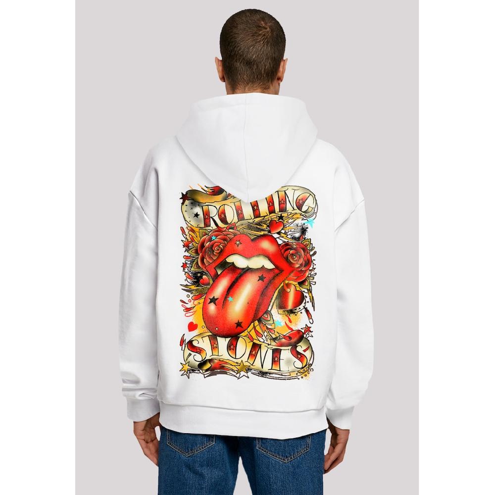 F4NT4STIC Kapuzenpullover »The Rolling Stones Tongue And Stars« Musik Band Logo