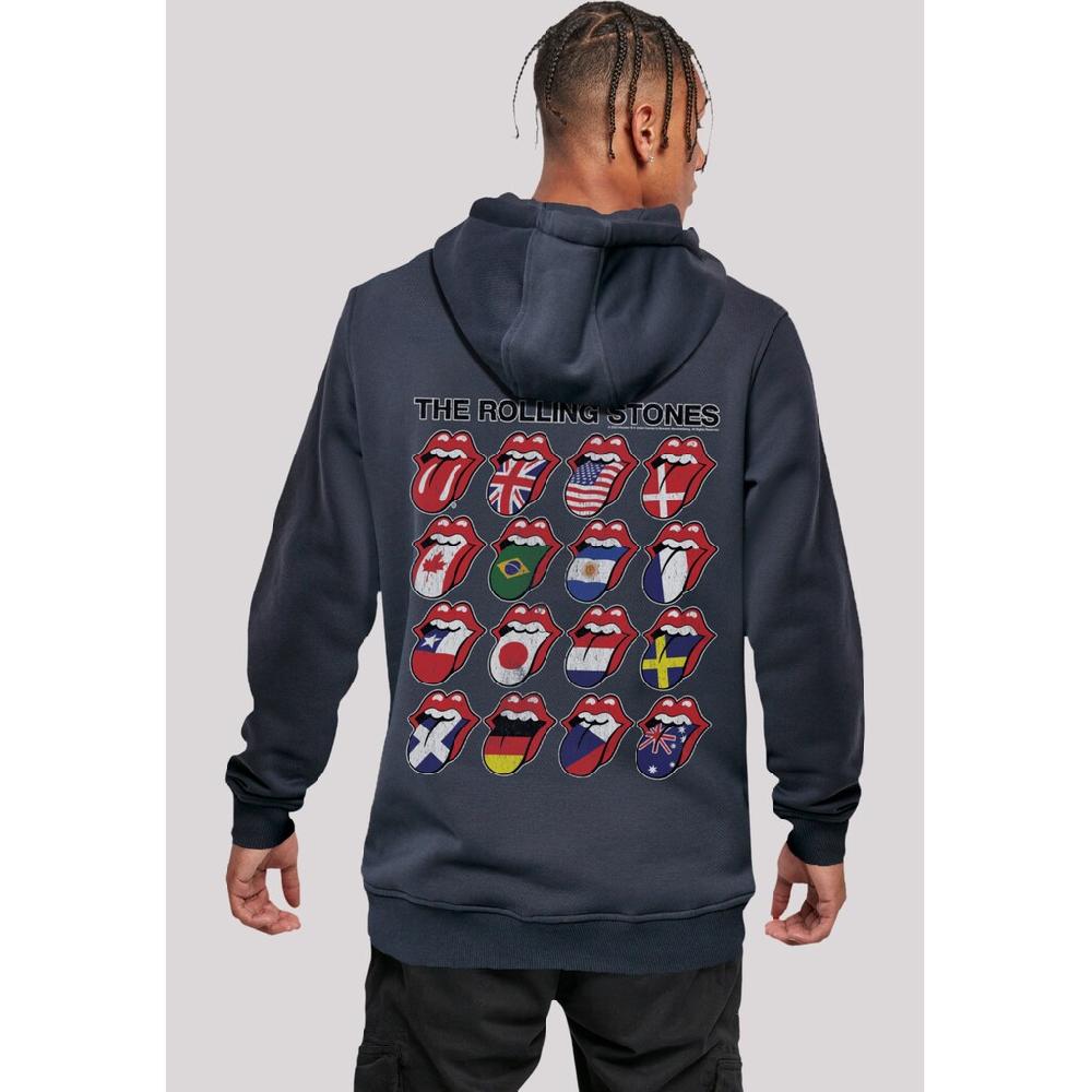 F4NT4STIC Kapuzenpullover »The Rolling Stones Voodoo Lounge Tongues« Musik Band Logo