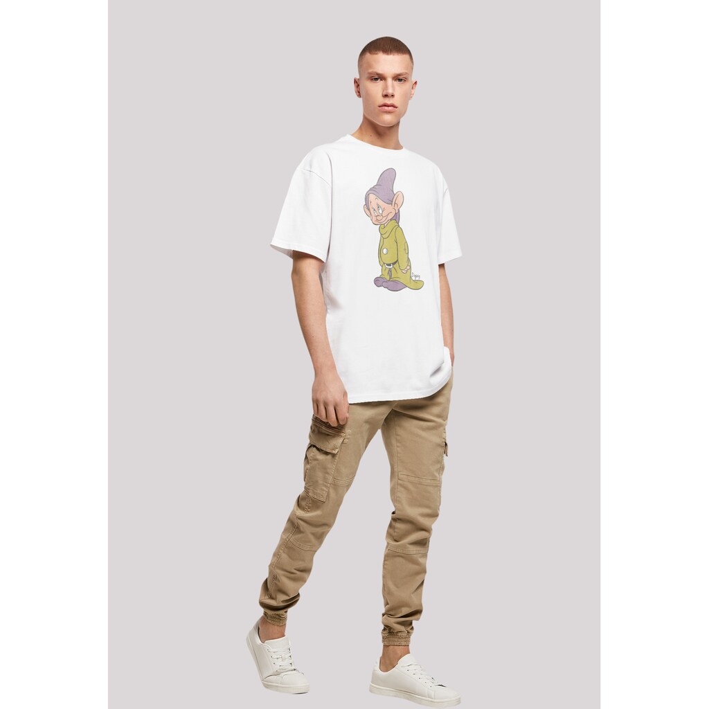 F4NT4STIC Kurzarmshirt »F4NT4STIC Herren Disney Classic Dopey With Heavy Oversize Tee« (1 Tlg.)