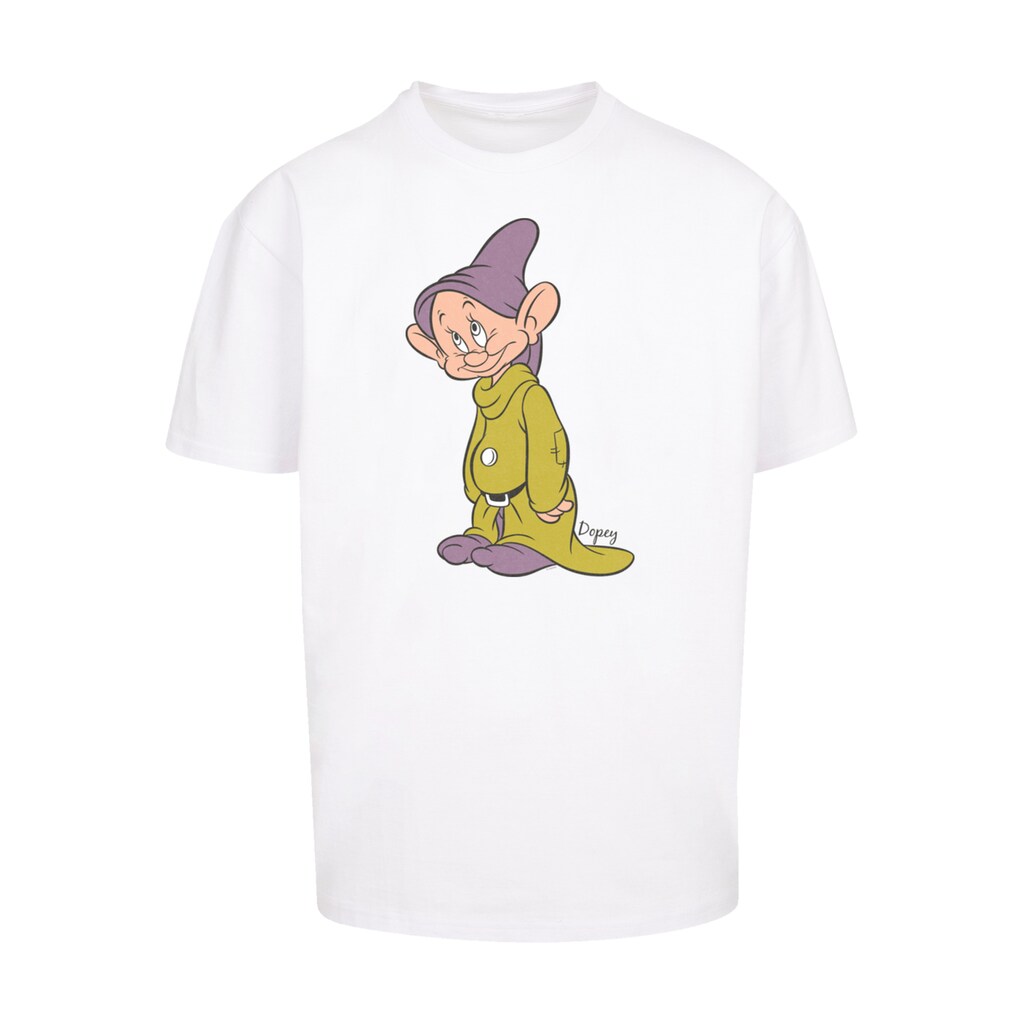 F4NT4STIC Kurzarmshirt »F4NT4STIC Herren Disney Classic Dopey with Heavy Oversize Tee« (1 tlg.)