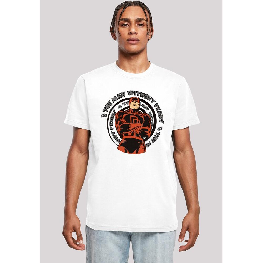 F4NT4STIC Kurzarmshirt »F4NT4STIC Herren Marvel Daredevil Spiral With T-Shirt Round Neck« (1 Tlg.)