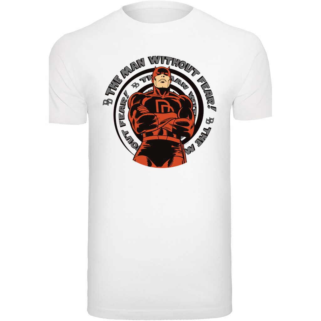 F4NT4STIC Kurzarmshirt »F4NT4STIC Herren Marvel Daredevil Spiral with T-Shirt Round Neck« (1 tlg.)