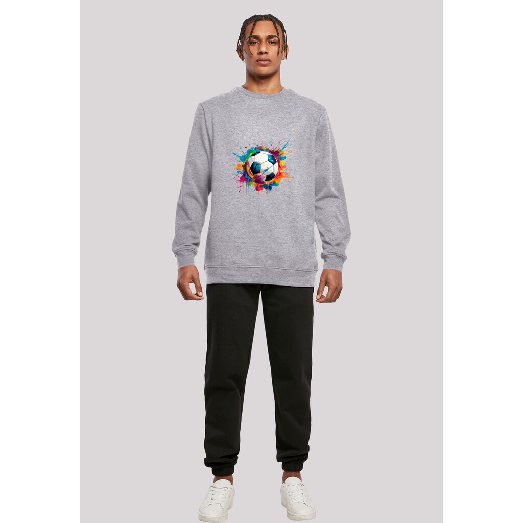 F4NT4STIC Sweatshirt »Bunte Fußball Grafik« Premium Qualität ▷ Für