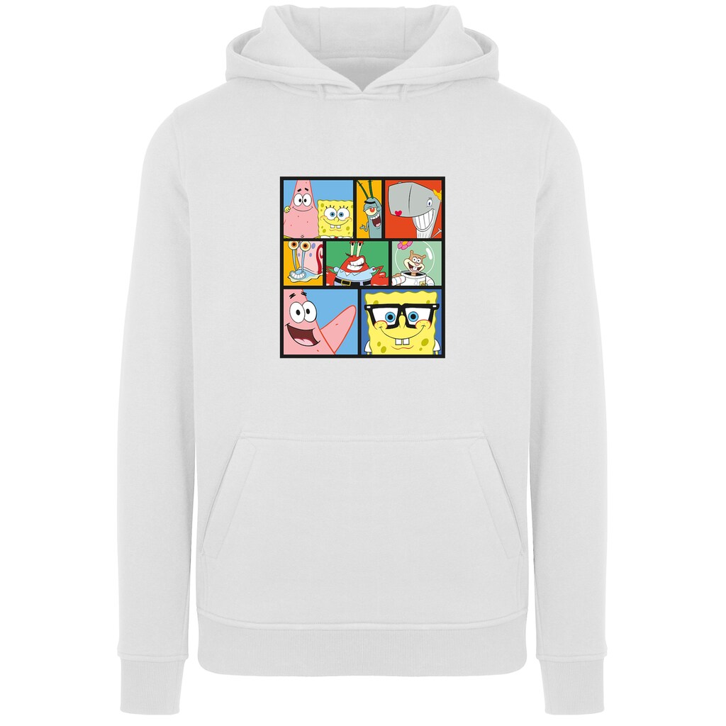 F4NT4STIC Sweatshirt »Spongebob Schwammkopf Collage« Herren Premium Merch Slim-Fit Kapuzenpullover Bedruckt ▷ Für