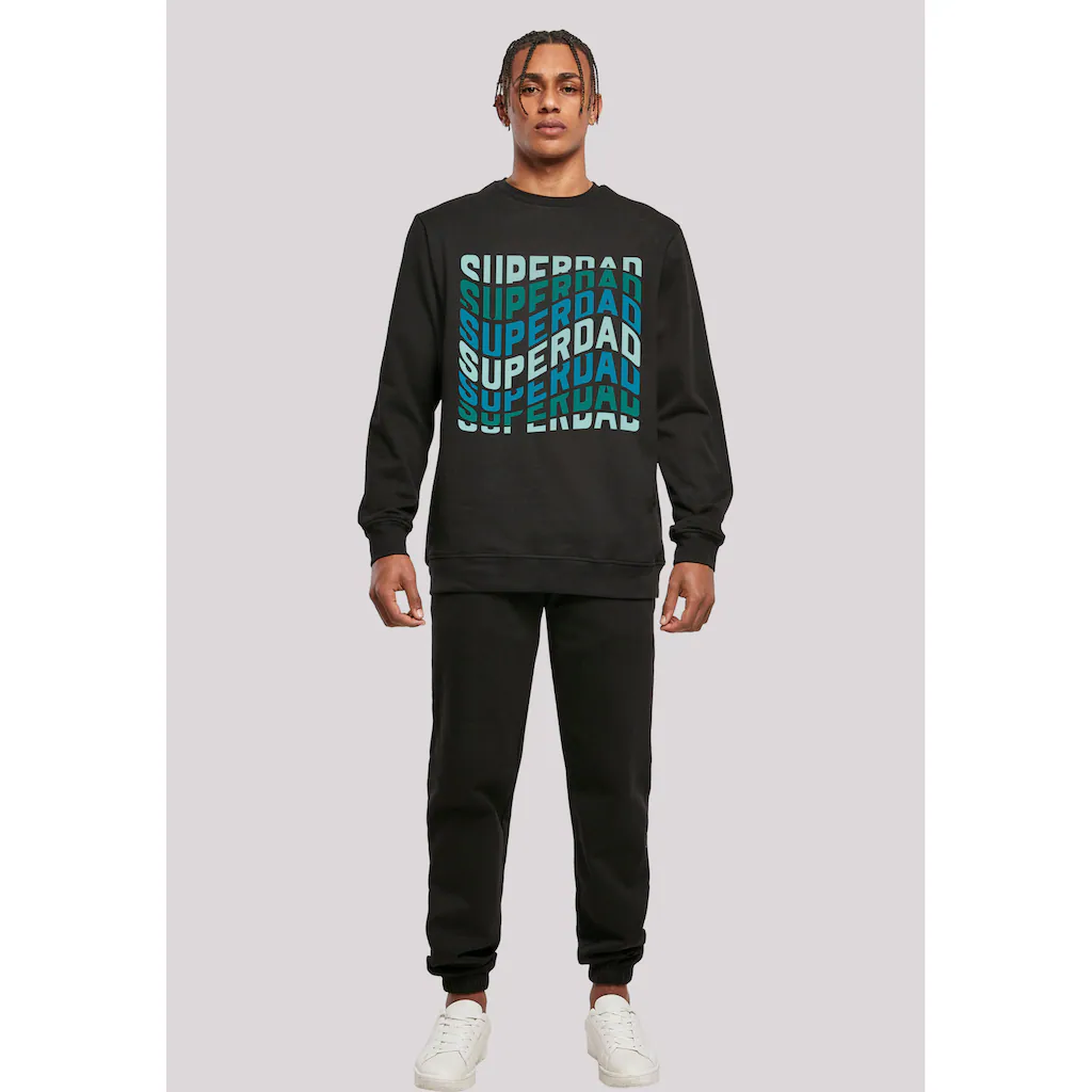 F4NT4STIC Sweatshirt »Super Dad Retro Trend Vatertags Design Für Papas« Premium Qualität ▷ Für