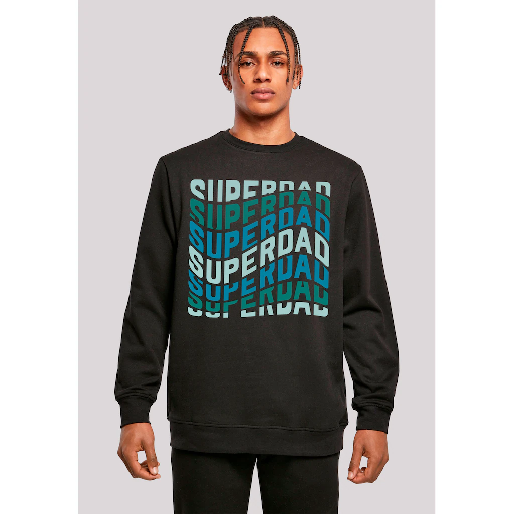 F4NT4STIC Sweatshirt »Super Dad Retro Trend Vatertags Design für Papas« Premium Qualität ▷ für