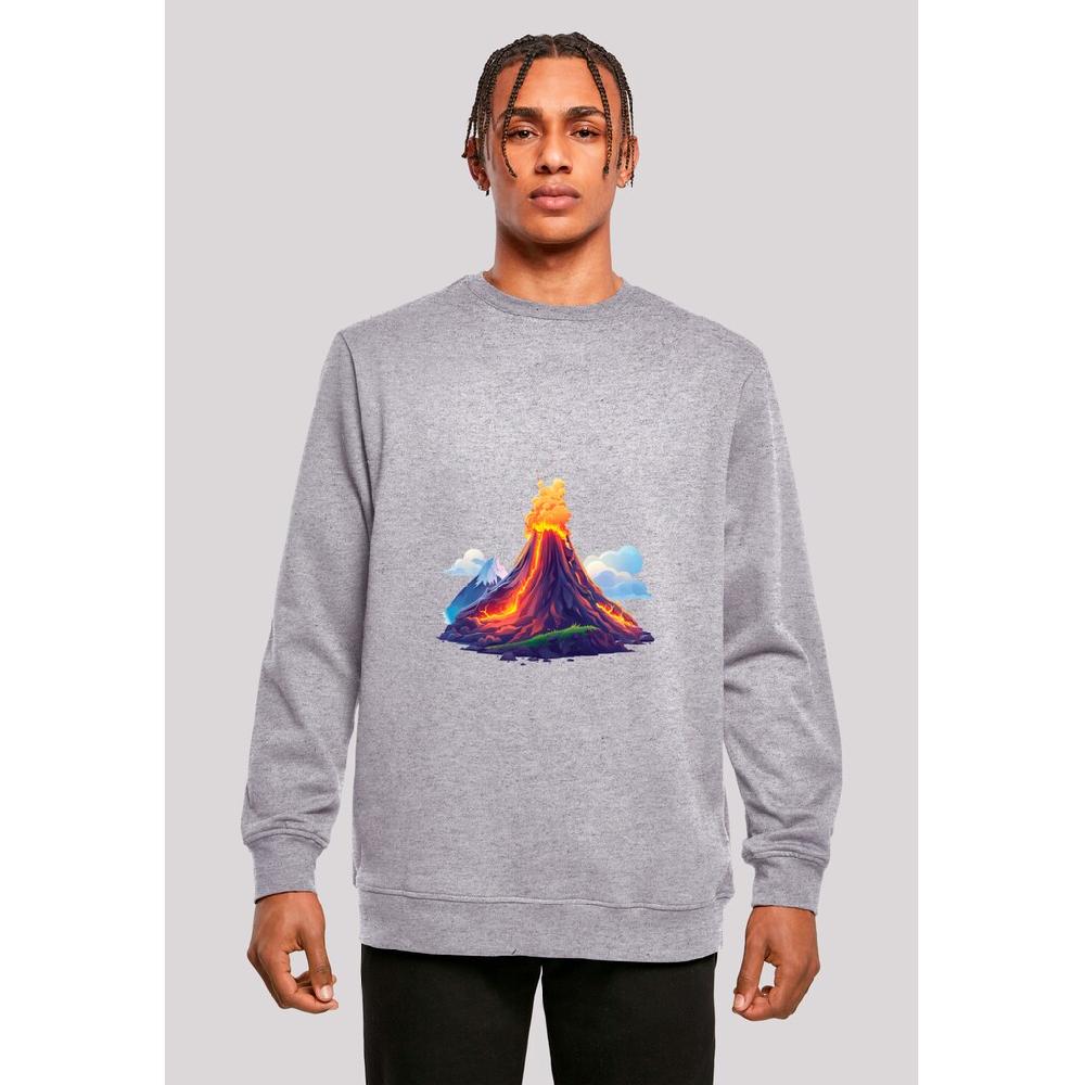 F4NT4STIC Sweatshirt »Vulkanausbruch« Premium Qualität ▷ kaufen