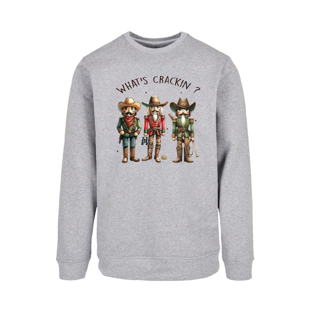 F4NT4STIC Sweatshirt »Whats Crackin Nutcrackers Cowboys Cute Weihnacht« Premium Qualität Christmas Collection ▷ Kaufen