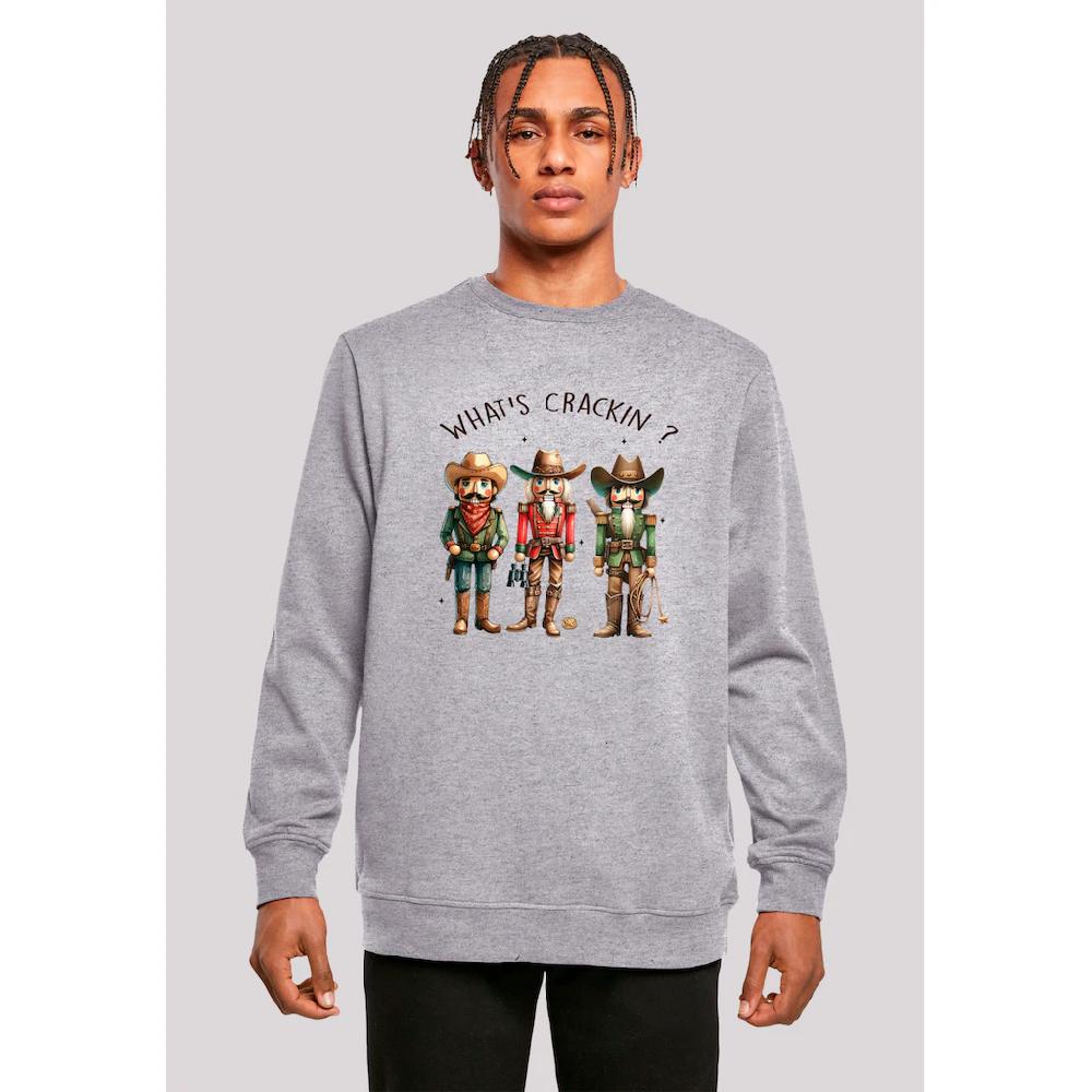 F4NT4STIC Sweatshirt »Whats Crackin Nutcrackers Cowboys Cute Weihnacht« Premium Qualität Christmas Collection ▷ kaufen