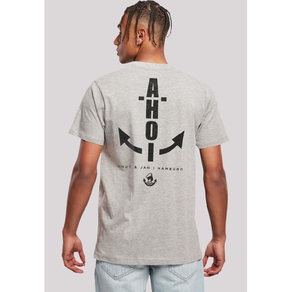 F4NT4STIC T-Shirt »AHOI Knut & Jan Hamburg« Print