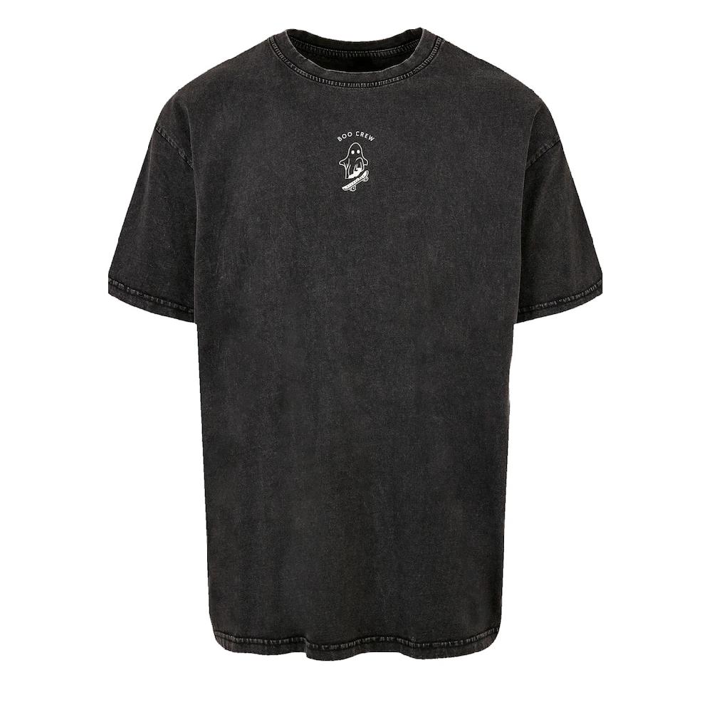 F4NT4STIC T-Shirt »Boo Crew Halloween« Print