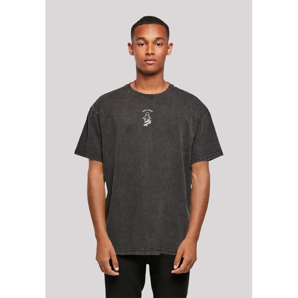 F4NT4STIC T-Shirt »Boo Crew Halloween« Print