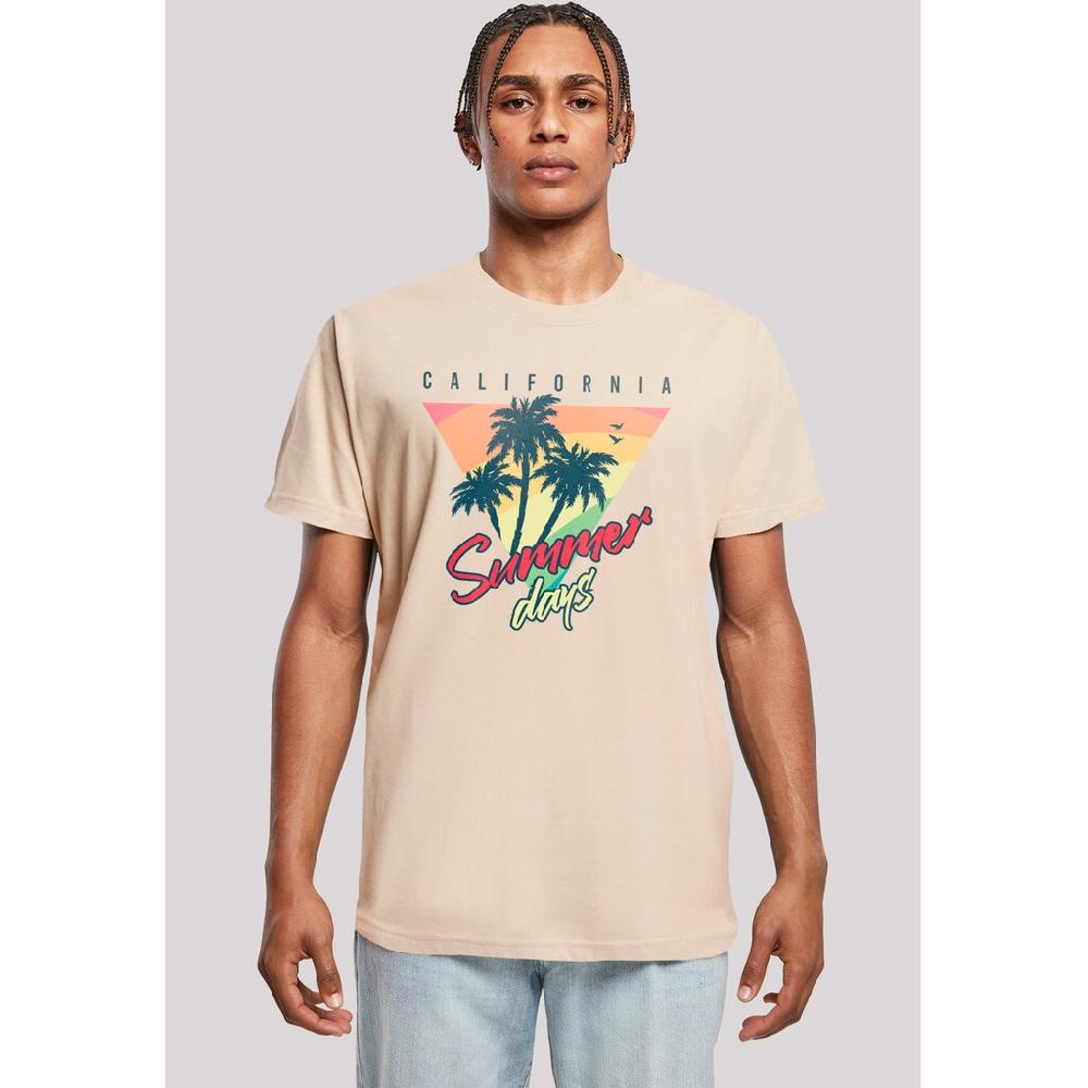F4NT4STIC T-Shirt »California Palmen Retro« Premium Qualität
