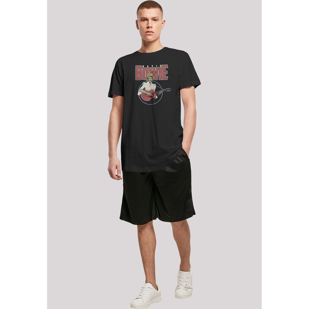 F4NT4STIC T-Shirt »David Bowie Acoustic Bootleg« Print ▷ Für