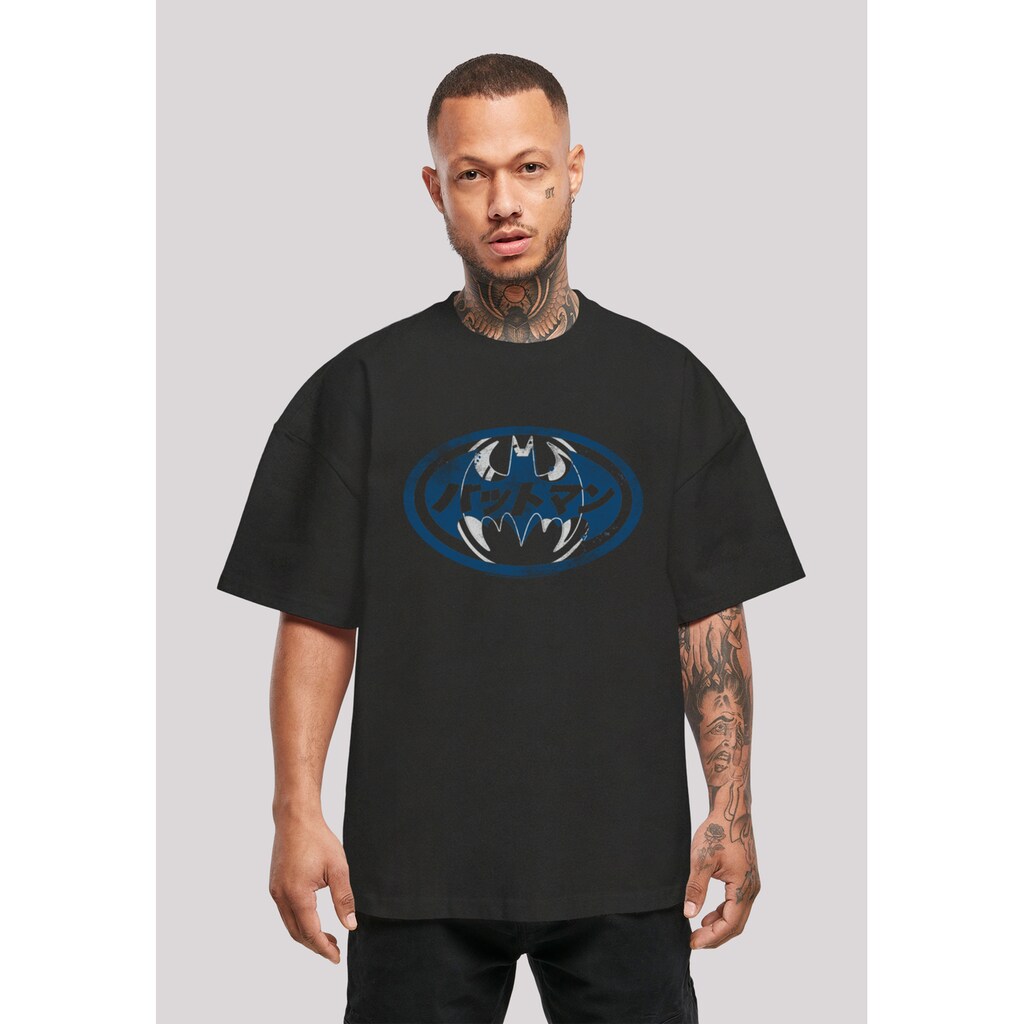 F4NT4STIC T-Shirt »DC Comics Batman Japanese Logo White« Print ▷ für