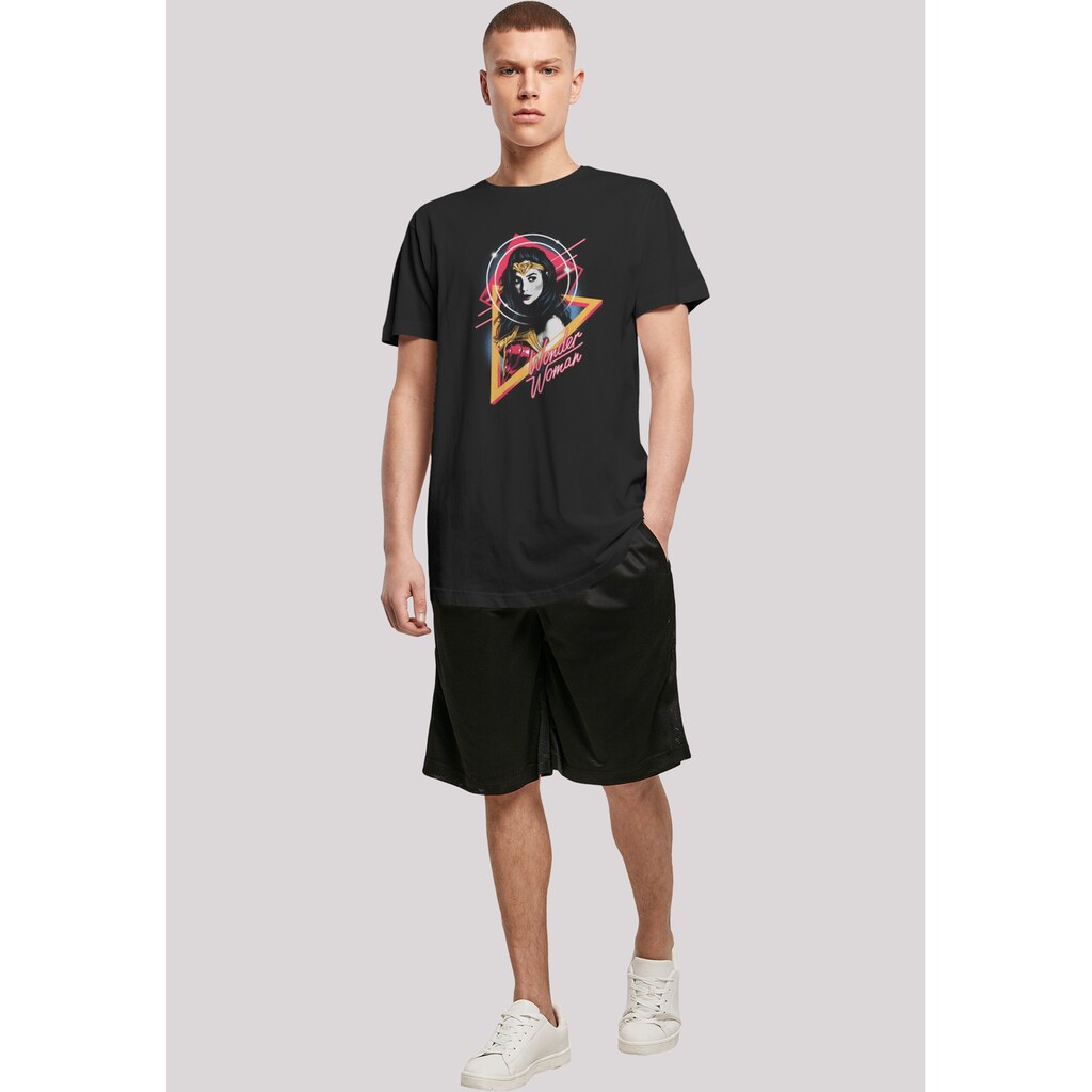F4NT4STIC T-Shirt »DC Comics Wonder Diana 80s Triangle« Herren Premium Merch Lang Longshirt Bedruckt ▷ Kaufen