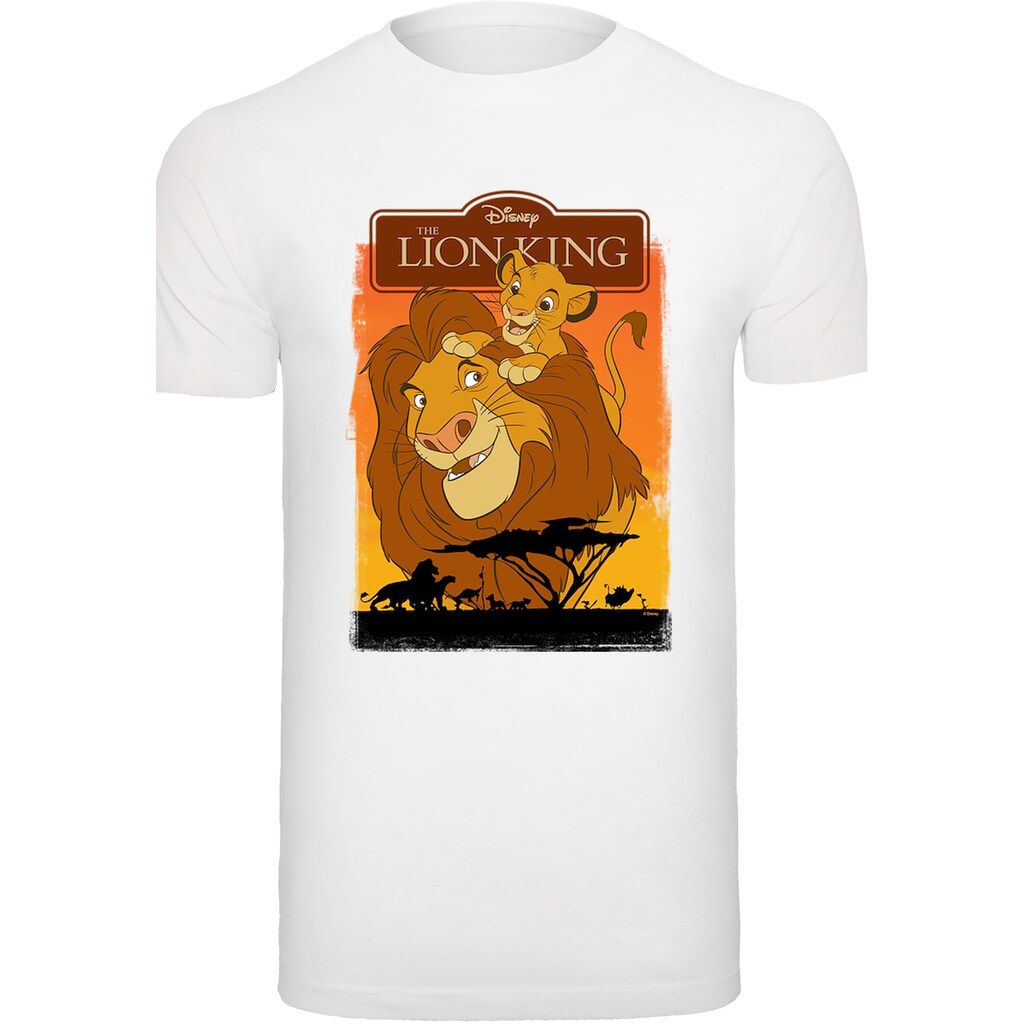 F4NT4STIC T-Shirt »Disney König Der Löwen Simba Und Mufasa« Herren Premium Merch Regular-Fit Basic Bedruckt ▷ Für