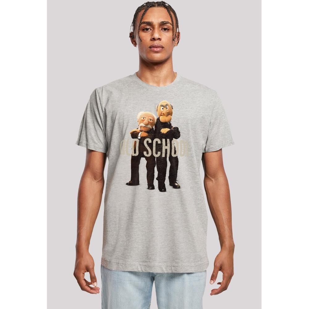 F4NT4STIC T-Shirt »Disney Muppets Waldorf & Statler grey-melange« ▷ bestellen