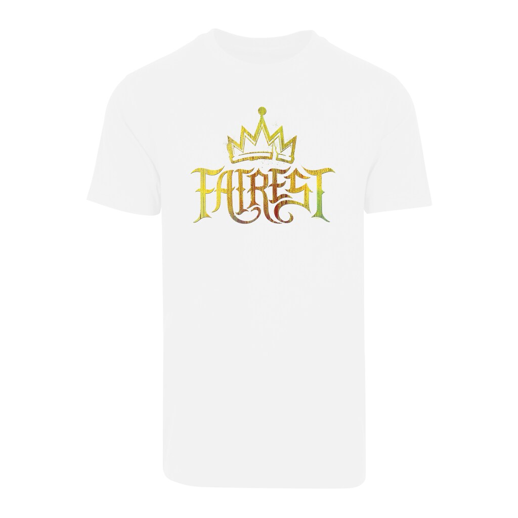 F4NT4STIC T-Shirt »Disney The Descendents Fairest Gold« Herren Premium Merch Regular-Fit Basic Bedruckt ▷ Kaufen