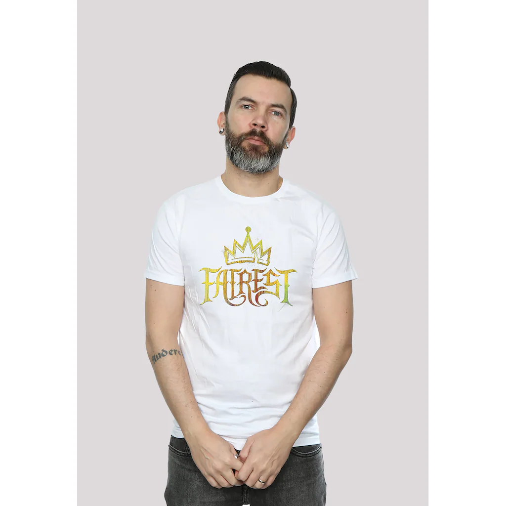 F4NT4STIC T-Shirt »Disney The Descendents Fairest Gold« Herren Premium Merch Regular-Fit Basic Bedruckt ▷ kaufen