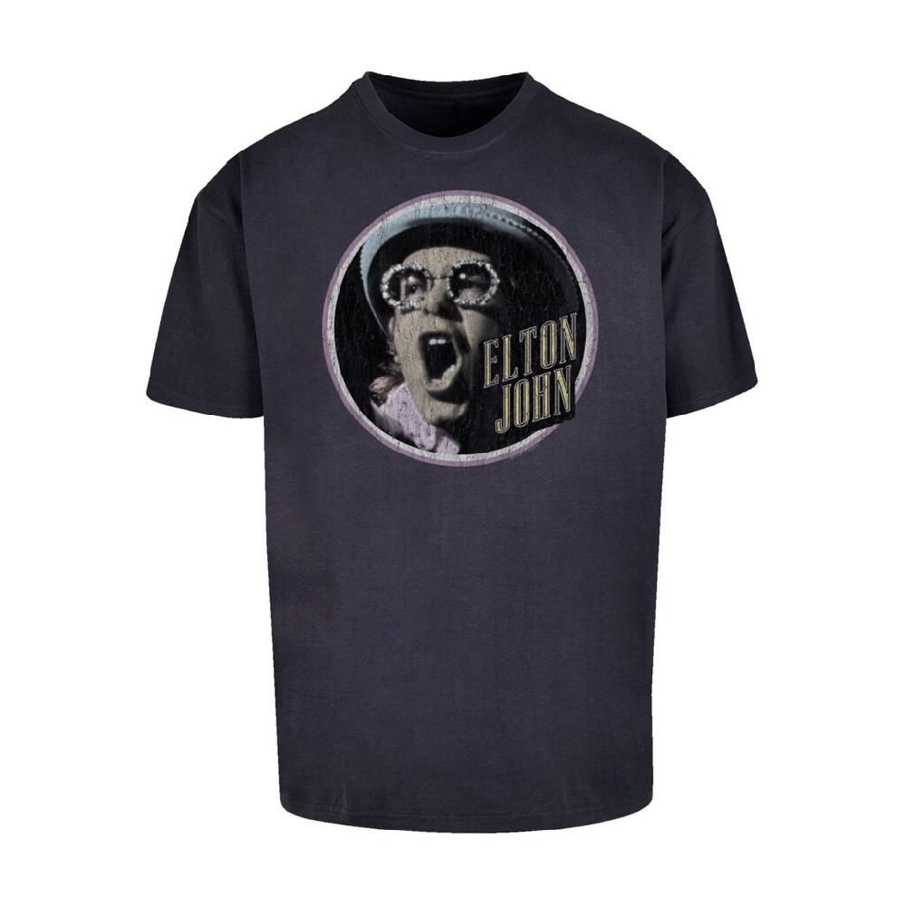 F4NT4STIC T-Shirt »Elton John Vintage Circle« Premium Qualität ▷ Bestellen