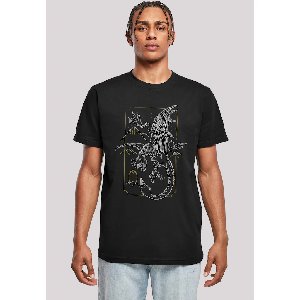 F4NT4STIC T-Shirt »Harry Potter Dragon Line Art« Print ▷ bestellen