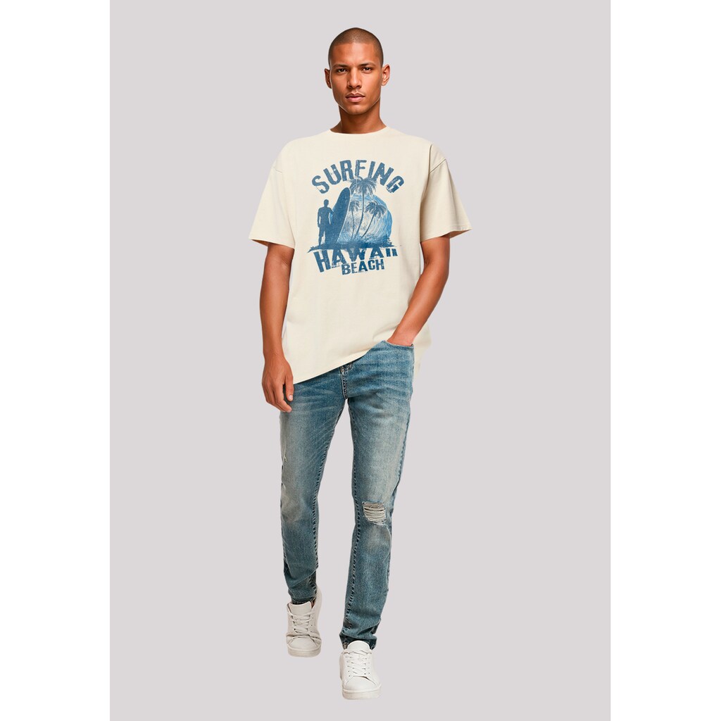 F4NT4STIC T-Shirt »Hawaii Surf Beach Summer« Premium Qualität ▷ Für