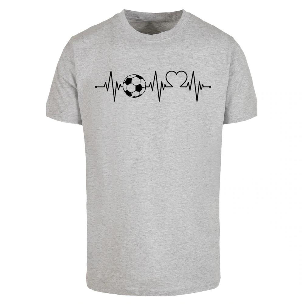 F4NT4STIC T-Shirt »Herzschlag Fußball« Premium Qualität ▷ Für