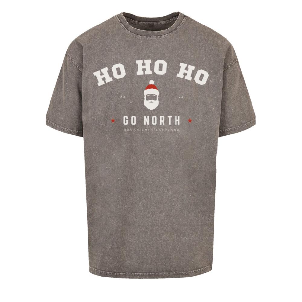 F4NT4STIC T-Shirt »Ho Ho Ho Santa Claus Weihnachten« Weihnachten Geschenk Logo