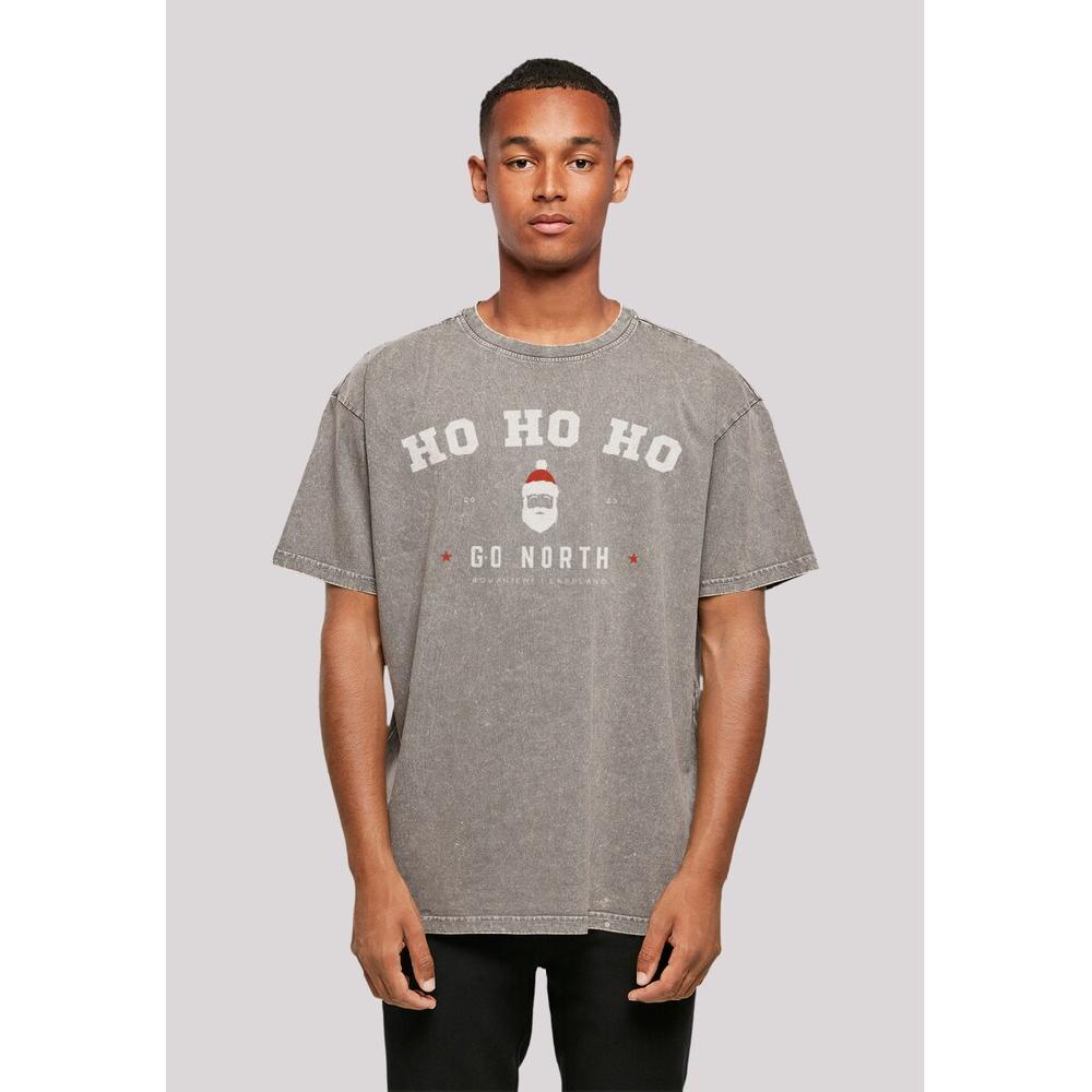F4NT4STIC T-Shirt »Ho Ho Ho Santa Claus Weihnachten« Weihnachten Geschenk Logo
