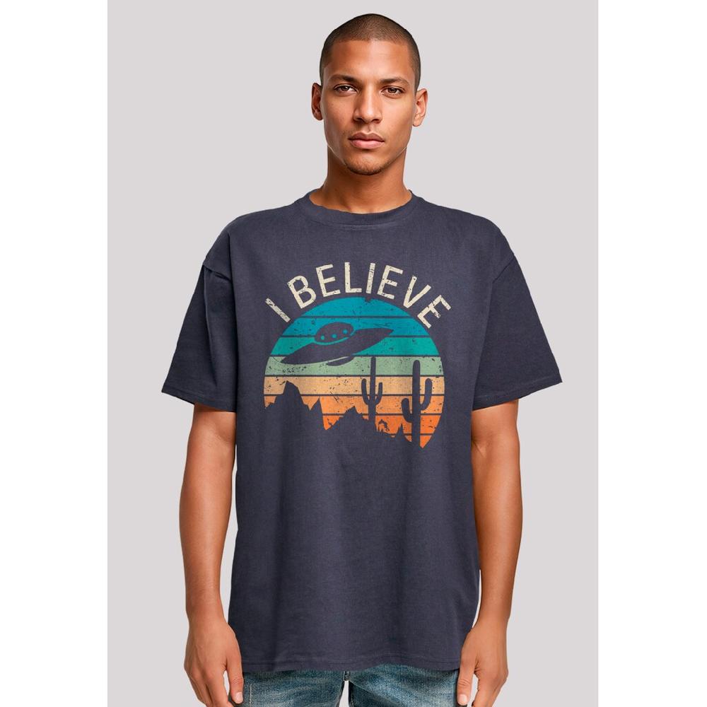 F4NT4STIC T-Shirt »I Believe UFO Alien Sonnenuntergang« Premium Qualität ▷ kaufen