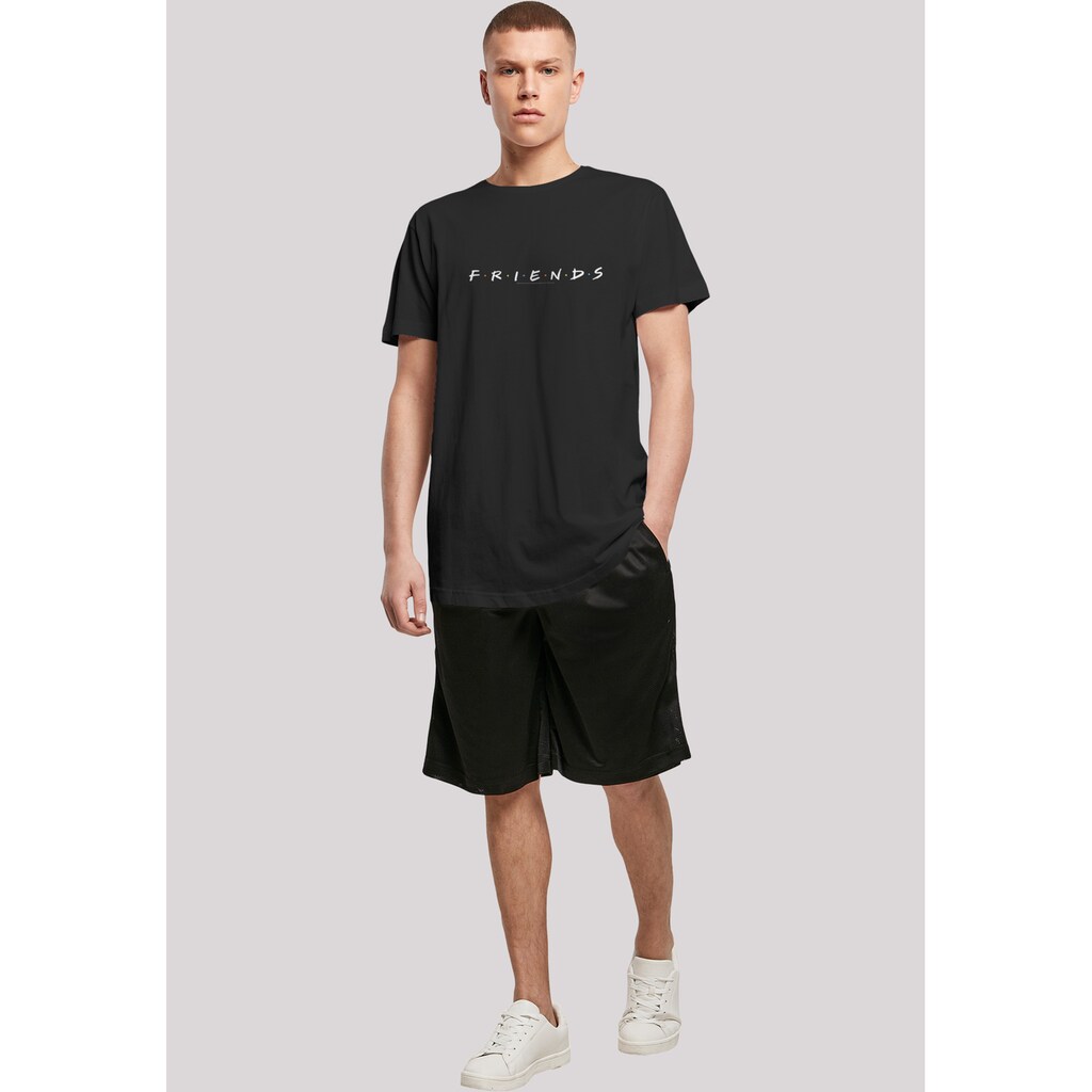 F4NT4STIC T-Shirt »Long Cut T-Shirt 'Friends Text Logo'« Herren Premium Merch Lang Longshirt Bedruckt ▷ Bestellen